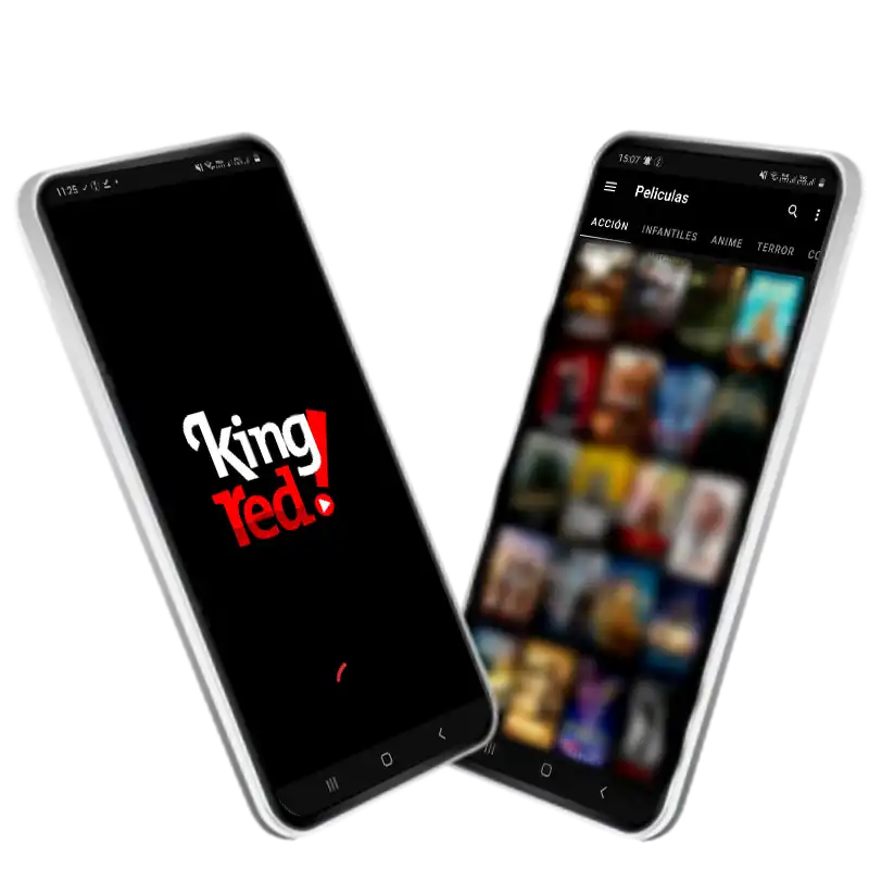 Interfaz de usuario de la aplicación King Red